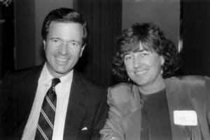 Joanne Denworth with Sen. John Heinz in 1989