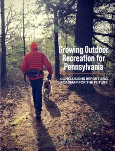 cover of Growing Outdoor Recreation for Pennsylvania report (2024)